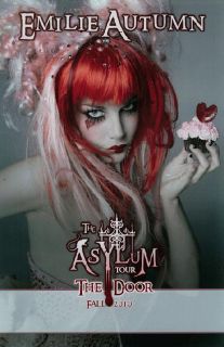 Emilie Autumn Fall 2010 Concert Poster Asylum Tour
