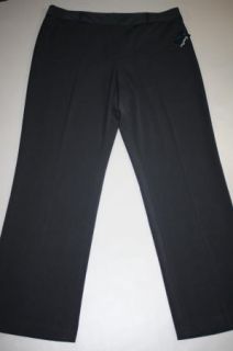 NWT Super Cute Evan Picone Stretch Black Dress Pants Size 16 38/32.5