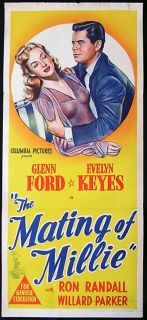 Mating of Millie Evelyn Keyes and Glenn Ford DVD 1948