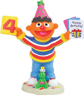 The Ernie Figurine comes in his orginal gift box. A GREAT addition to