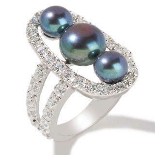  freshwater pearl and cz estate ring note customer pick rating 42