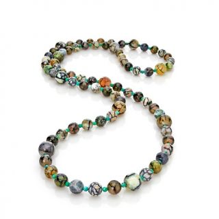  Jewelry Necklaces Beaded Jay King Multicolor Agate 47 1/2 Necklace