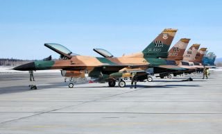   from the 64th Aggressor Squadron at Eielson Air Force Base, Alaska