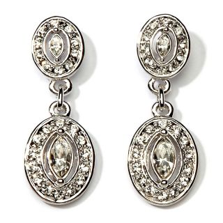  deco dent desire crystal silvertone drop earrings rating 3 $ 39 95 s h