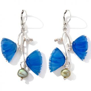 Sally C Treasures Quartzite Butterfly Sterling Silver Earrings at