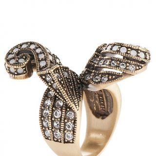 heidi daus irresistibly yours crystal bypass ring d 00010101000000