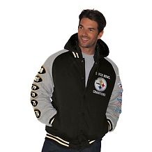 Pittsburgh Steelers NFL Pullover Colorblock Jacket