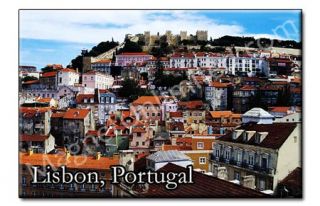 Lisbon Estremadura Portugal Souvenir Fridge Magnet