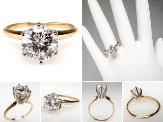  Carat Diamond Solitaire Engagement Ring 14K Gold skucn7923