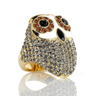  enamel goldtone owl design ring note customer pick rating 10 $ 59 95
