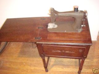 Eldredge Model B Rotary Sewing Machine with Attachments 1920S