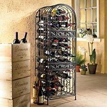 wine enthusiast 24 bottle cube wine rack natural $ 54 95