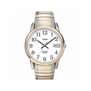 Timex Mens 2 Tone Stainless Steel Easy Reader Expansion Watch