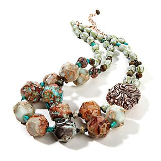 Jewelry Necklaces Statement Studio Barse Multigemstone Copper