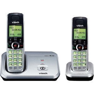 VTech CS6319 2 DECT Expandable Two Handset Cordless Phone System with