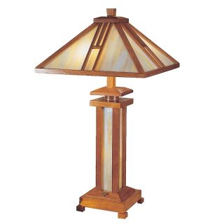 Home Home Décor Lighting Table Lamps Dale Tiffany Wood Mission