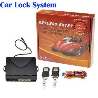 Car Remote Central Lock Kit Keyless Locking Entry System