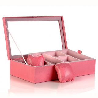  embossed 2 level jewelry box valet note customer pick rating 70