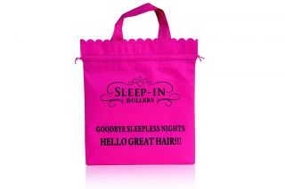 20 Velcro Sleep in Rollers New Extra Large Hot Pink Hair Dryer Hood
