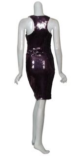 Nicole Miller Captivating Fully Sequins Eve Dress 8 New