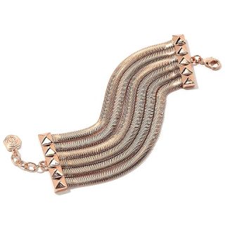 Graziano Modern Details Herringbone 6 1/2 Bracelet