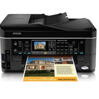 Epson Workforce 645 Wireless All in One Inkjet Printer Copier Scanner
