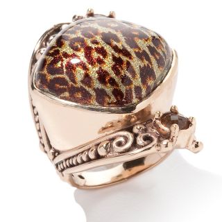 Sajen Bronze by Marianna and Richard Jacobs Cheetah Print