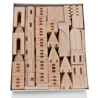  Sets Bricks & Blocks Treehaus 75 piece Wooden Castle Block Set