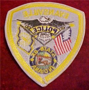 evansville indiana police patch unused