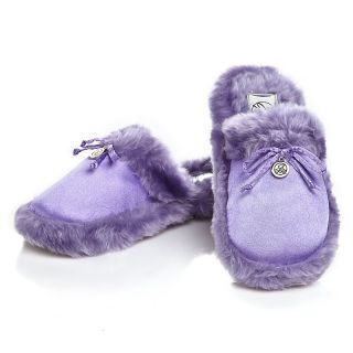 Shoes Slippers Joy Mangano Comfort & Joy Satin Slippers w/Plush