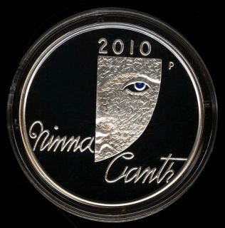  2010 10 Euro Minna Canth and Equality Silver Proof Coin COA Boxed UNC