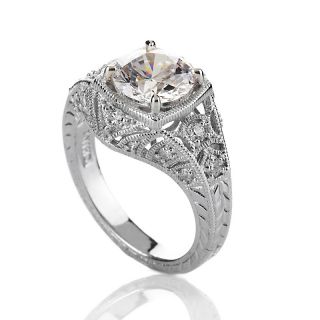 Xavier 2.34ct Absolute™ Round Engraved Solitaire Ring at