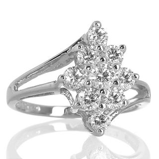 Jewelry Rings Cocktail .89ct Absolute™ Marquise Shape Cluster