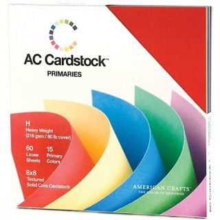  Paper Cardstock American Crafts 80 lb. Cardstock   Primary Colors