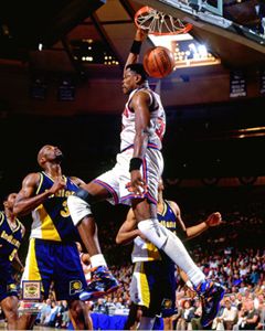 Patrick Ewing Posterize New York Knicks vs Indiana Pacers 1995 Poster