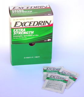 Excedrin Extra Strength 50 packets/100 tablets (Migraine Headaches not