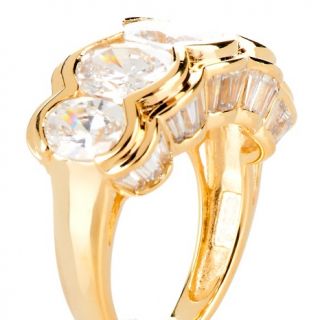 Victoria Wieck 6.35ct Absolute™ 5 Stone Oval and Baguette Ring at