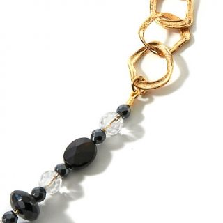 Noa Zuman Jewelry Designs Rustic Rings Multigemstone Bead and Link
