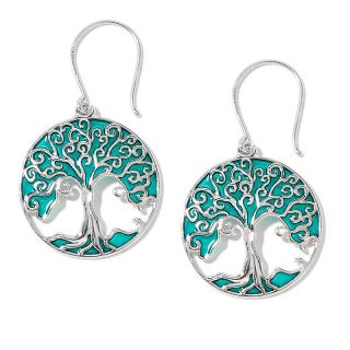 Sajen Sajen Silver by Marianna and Richard Jacobs Enamel Tree of Life