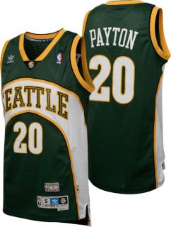 Gary Payton Adidas Swingman Seattle Supersonics Jersey