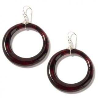 101 362 age of amber age of amber doorknocker sterling silver earrings