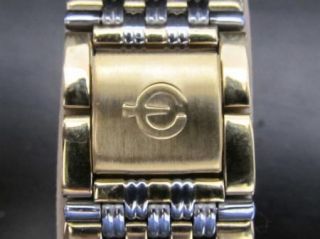 Vintage Mens Elgin Diamond Quartz Wristwatch Watch