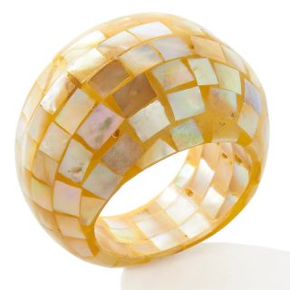  mother of pearl mosaic dome ring note customer pick rating 29 $ 14 90