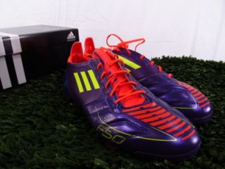 These fast adidas F50 adiZERO TRX FG cleats are extreme acceleration