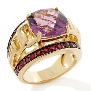 170 102 sima k 5 82ct amethyst and multigemstone vermeil ring rating 2