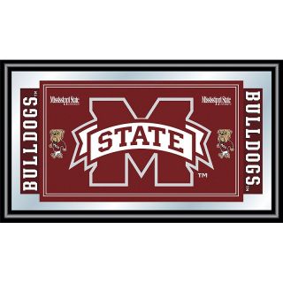 108 9661 mississippi state university logo and mascot framed mirror