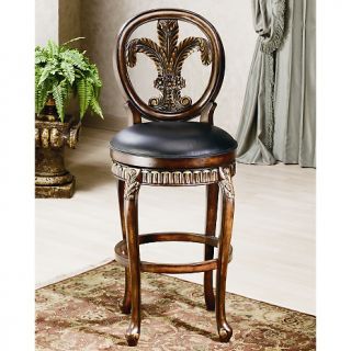 108 2083 hillsdale furniture fleur de lis swivel bar stool rating be