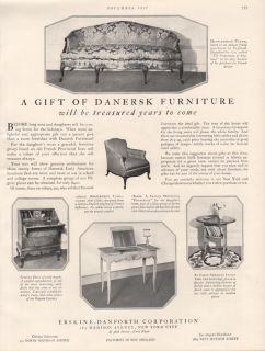 FA 1927 Erskine Danersk Furniture Chair Table Desk Couch Furniture