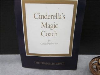 Cinderellas Magic Coach by Gerda Neubacher The Franklin Mint RARE