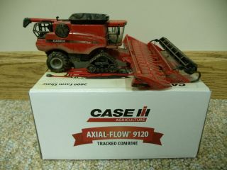 64 Ertl Case IH 9120 Tracked Custom Dusty Combine Farm Toy
